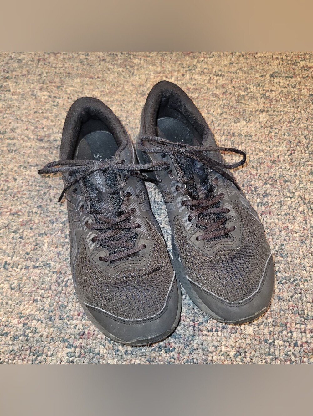 ASICS Men's Black Running Shoes-  Gel- Contend 8